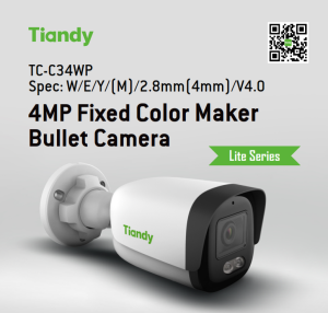 دوربین مدار بسته تیاندی مدل TC‐C34WP Spec:w/E/Y/M/4mm/v4.0 - 2 پیشگامان
